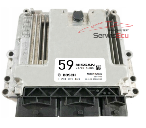 KOMPUTER ECU NISSAN QASHQAI 1.6 0281031463 237104EB0E