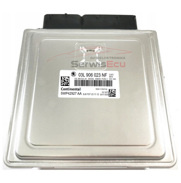 KOMPUTER ECU SKODA 03L906023NF PCR2.1 5WP42927AA IMMO OFF