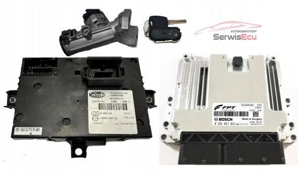 ZESTAW  ECU FIAT DUCATO 2.0 JTD 0281017832 55244342 Y503440520109 PLUG&PLAY