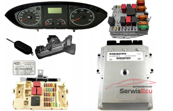 ZESTAW ECU BOXER 9665066480 9661256980 503440020206 1358173080 1349944080