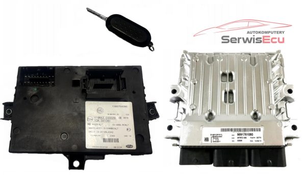 ZESTAW ECU BOXER JUMPER DUCATO S180129101L 9691761080 1380704080