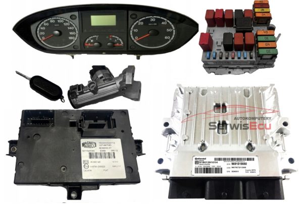ZESTAW ECU BOXER  S180129101H 9691519880 Y503440520113 1371843080