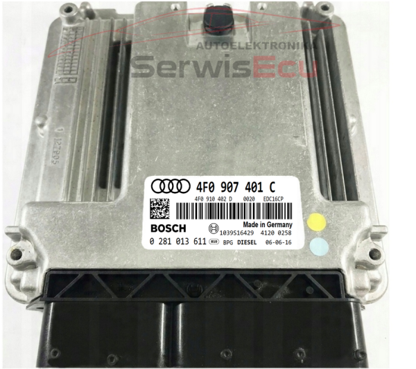 ECU AUDI A6 0281013611 4F0907401C EDC16CP