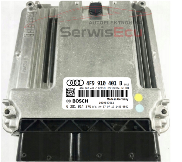 ECU AUDI 3.0 BOSCH EDC16CP34 4F9910401B 0281014376