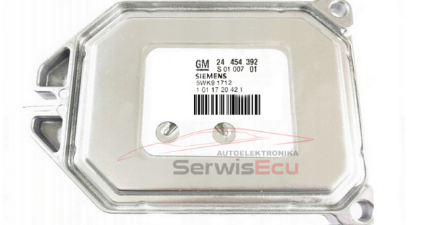 ECU OPEL VECTRA B 1.8 16V 24454392 5WK91712 Z18XEL CZYSTY