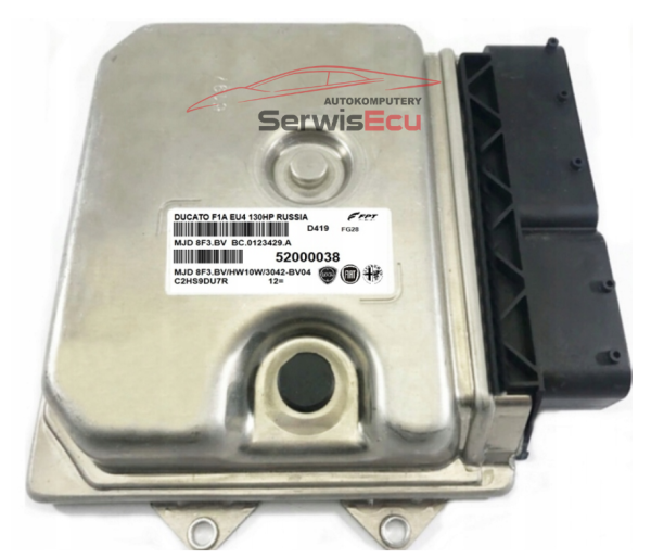 ECU FIAT DUCATO 2.3JTD 52000038 MJD8F3.BV VIRGIN