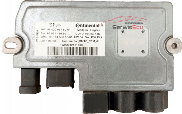 KOMPUTER ECU CITROEN C4 PEUGEOT 508 9802096780-04 9692146980