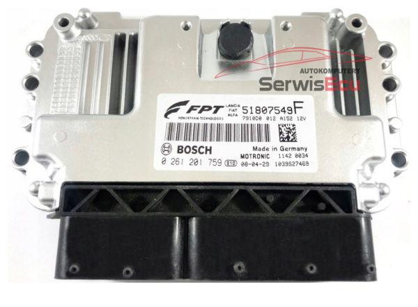 ECU FIAT 500 1.4 B 51807549 51807549F 0261201759