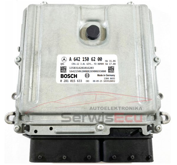 ECU MERCEDES ML CR4.12 W164 3.0 CDI A6421506200 0281015633 CZYSTY