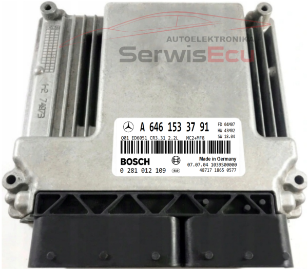 ECU MERCEDES VITO W639 2.2CDI A6461533791 0281012109 VIRGIN