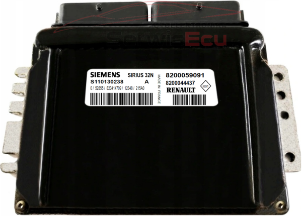 ECU RENAULT SCENIC MEGANE SIRIUS32N S110130238A 8200059091VIRGIN