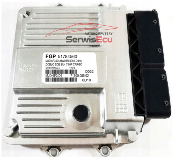 KOMPUTER ECU FIAT DOBLO 1.3 51784560 MJD6F3.D4