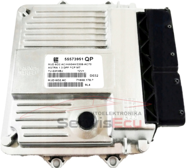 ECU OPEL ASTRA H 1.3CDI 55573951 MJD6O2.AC QP +PIN