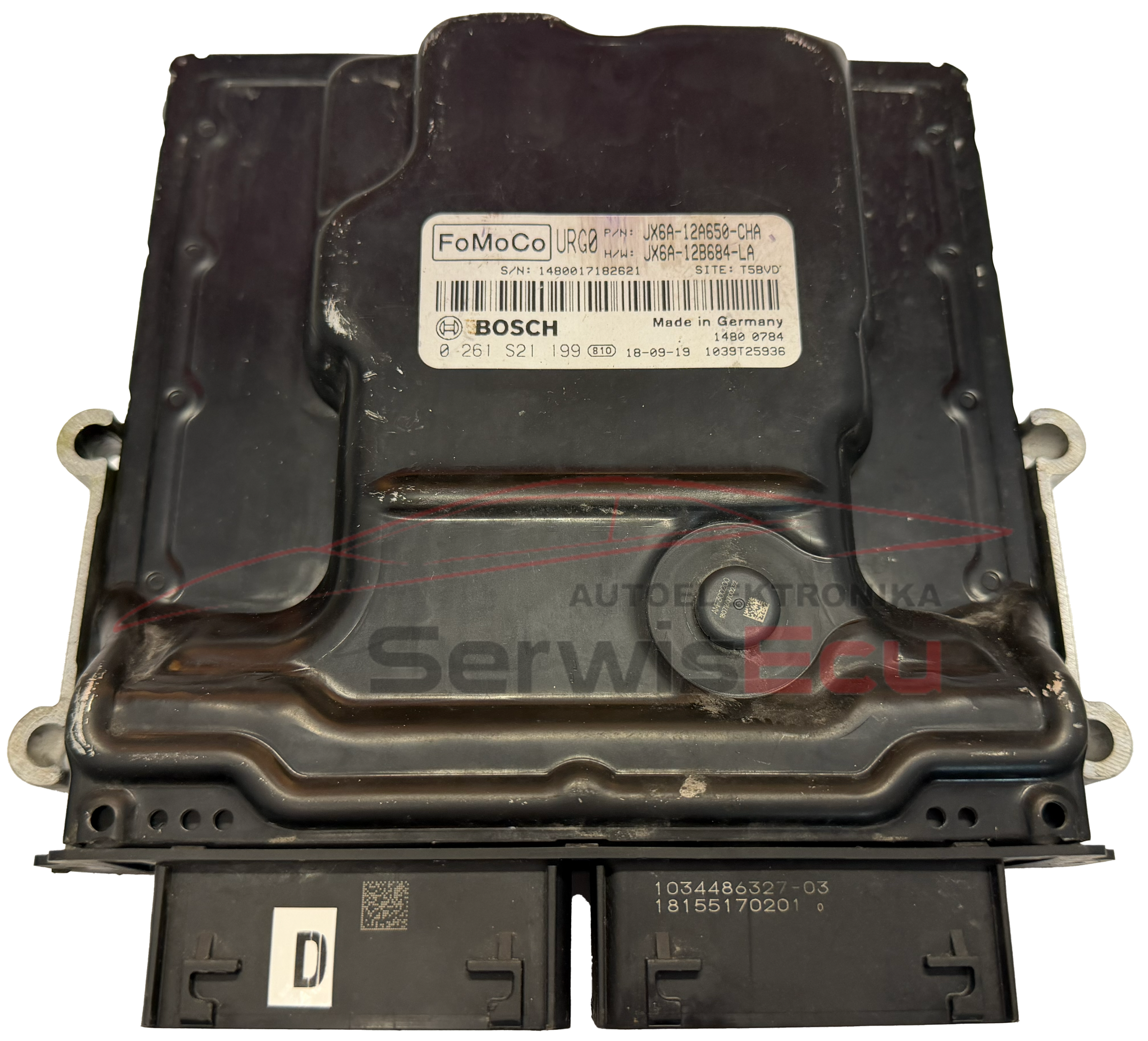 ECU FORD FOCUS 1.0 0261S21199 UX6A-12A650-CHA UX6A-12B684-LA