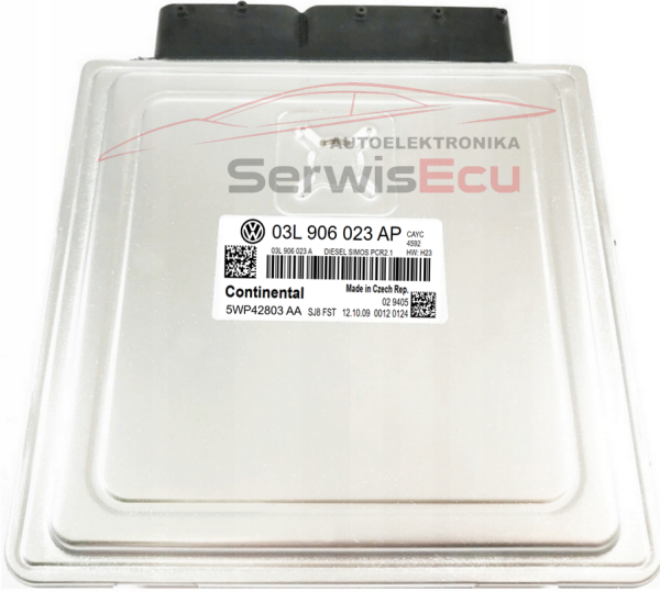 ECU VW GOLF 1.6TDI CAYC 03L906023AP 5WP42803AA IMMO OFF