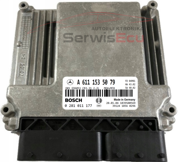 ECU MERCEDES W639 2.2 0281011177 A6111535079 CZYSTY